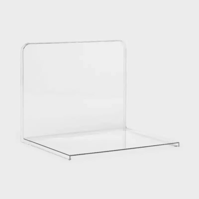 Séparateur d'étagère réglable, lot de 2, transparent