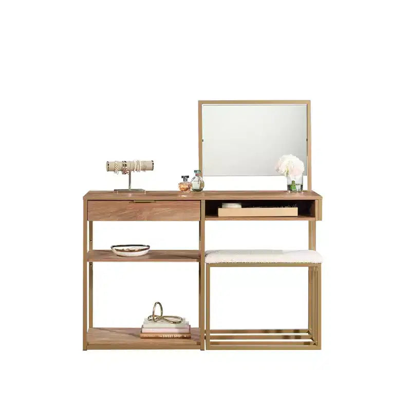 Coiffeuse Lux, finition mangue Sindoori