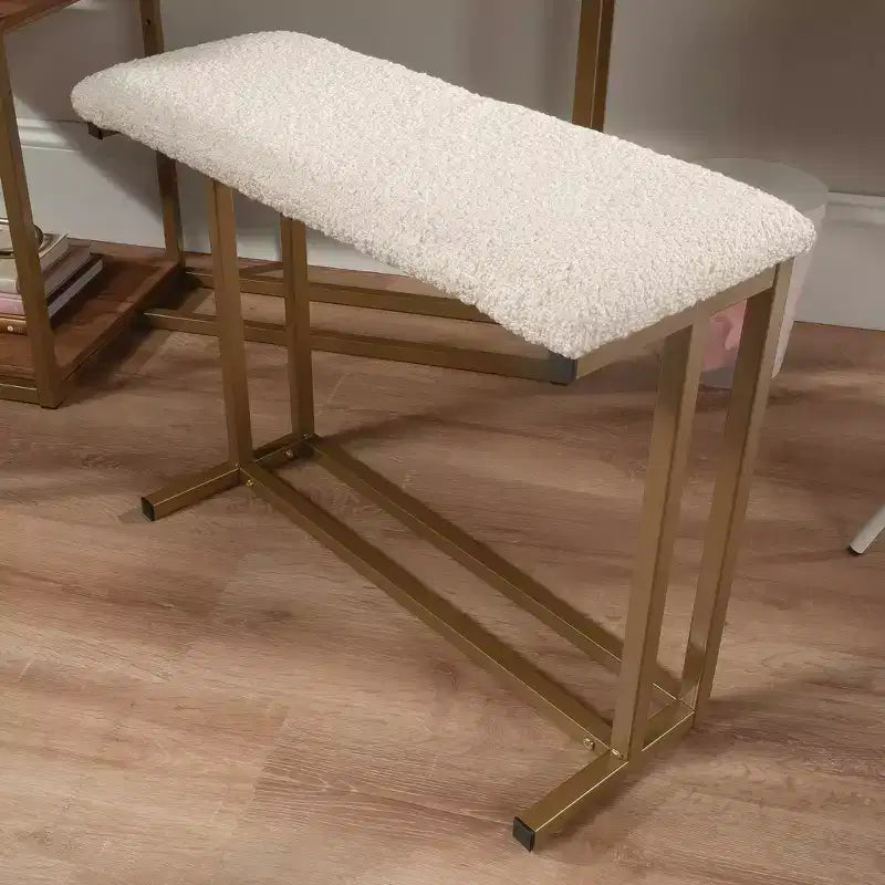 Coiffeuse Lux, finition mangue Sindoori