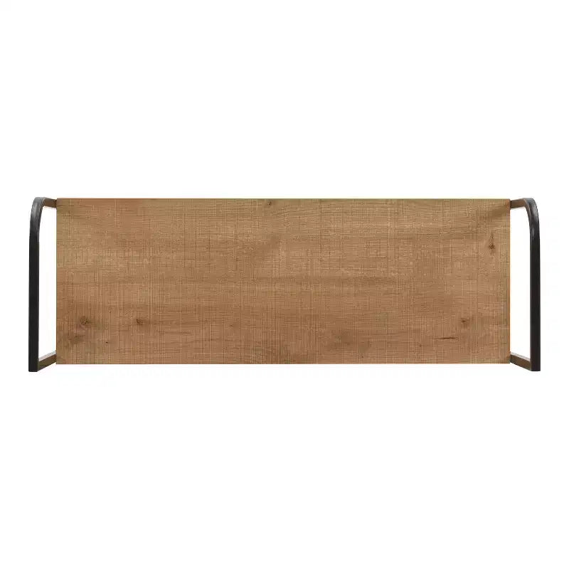 Étagère de 169,5 cm à 5 tablettes, chêne vieilli
