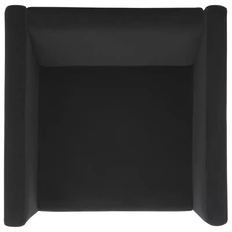 Fauteuil d'appoint en velours avec coussin amovible, vert olive