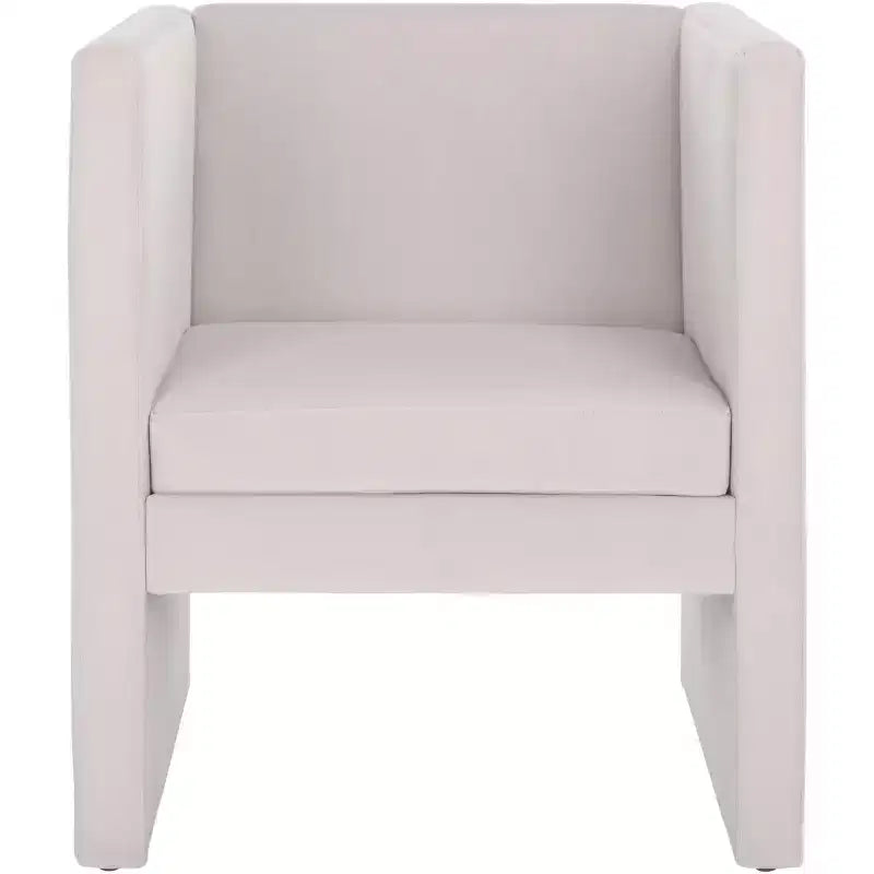 Fauteuil d'appoint en velours avec coussin amovible, vert olive