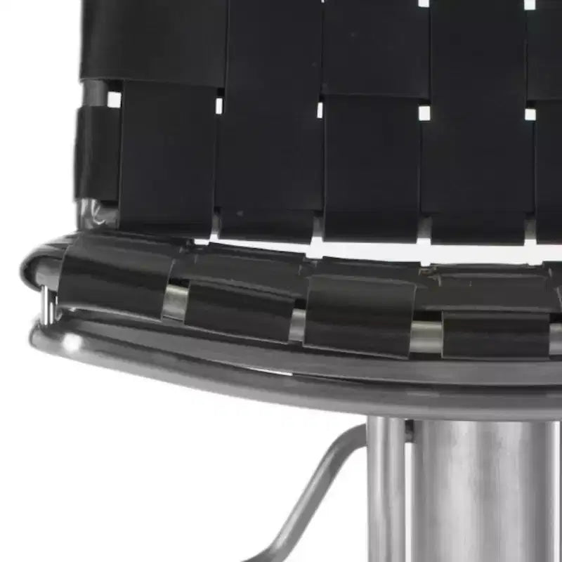 Tabouret de bar pivotant à vérin à gaz, noir