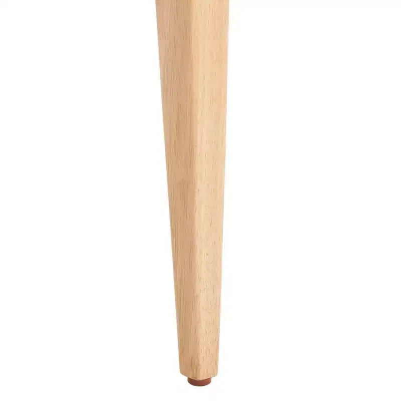 Chaise de salle à manger en rotin avec coussin, cadre en bois naturel