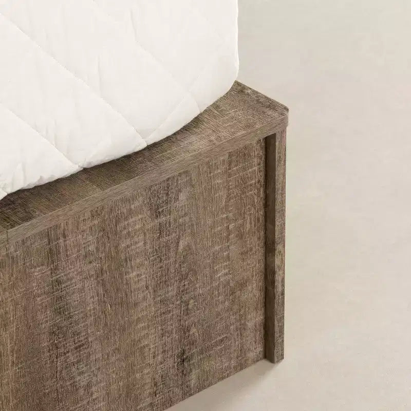 Lit plateforme de rangement pleine grandeur avec paniers
