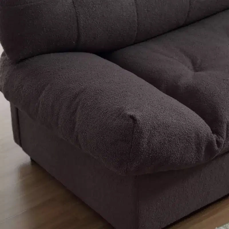 Canapé Cloud deux places 244 cm, rembourrage velours Teddy
