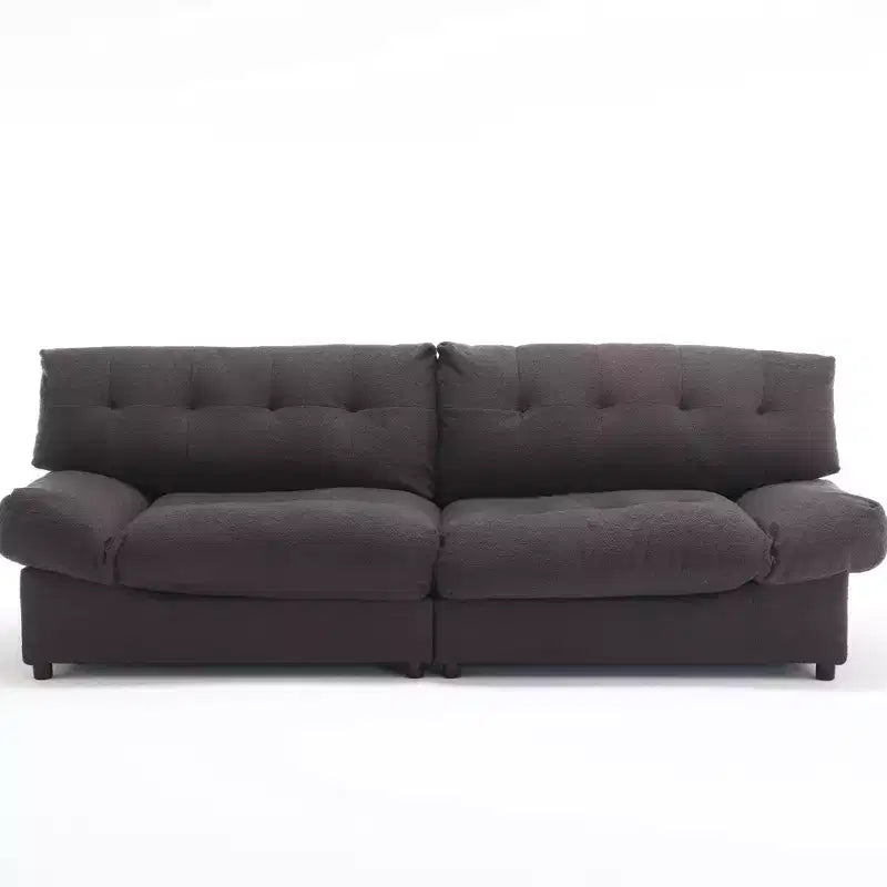 Canapé Cloud deux places 244 cm, rembourrage velours Teddy
