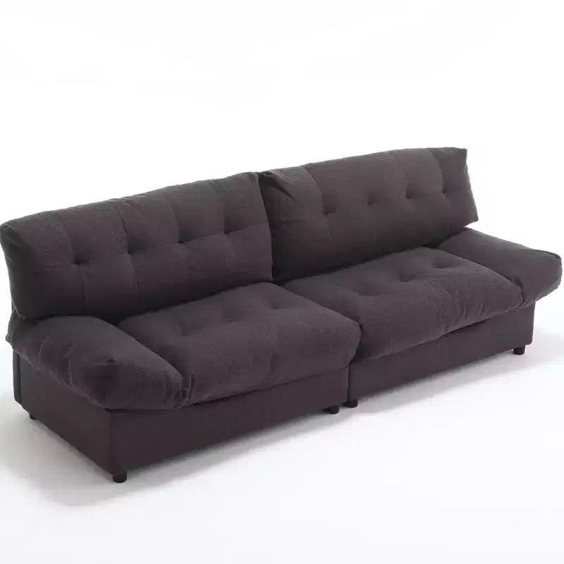 Canapé Cloud deux places 244 cm, rembourrage velours Teddy