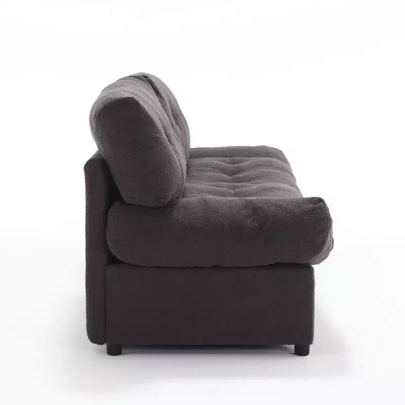 Canapé Cloud deux places 244 cm, rembourrage velours Teddy