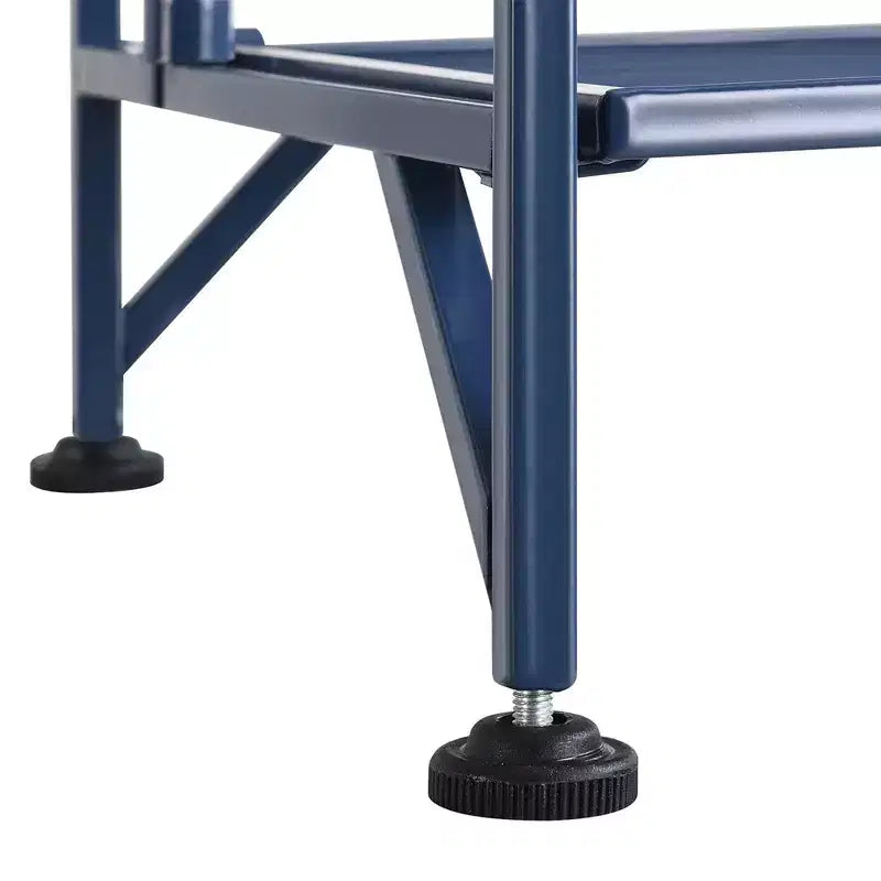 Étagère de rangement métallique pliable à 3 niveaux de 82,5 cm
