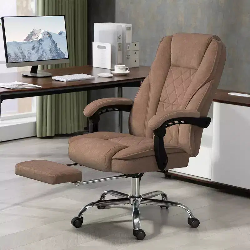 Chaise de bureau de massage directionnelle avec hauteur réglable, chauffage et repose-pieds