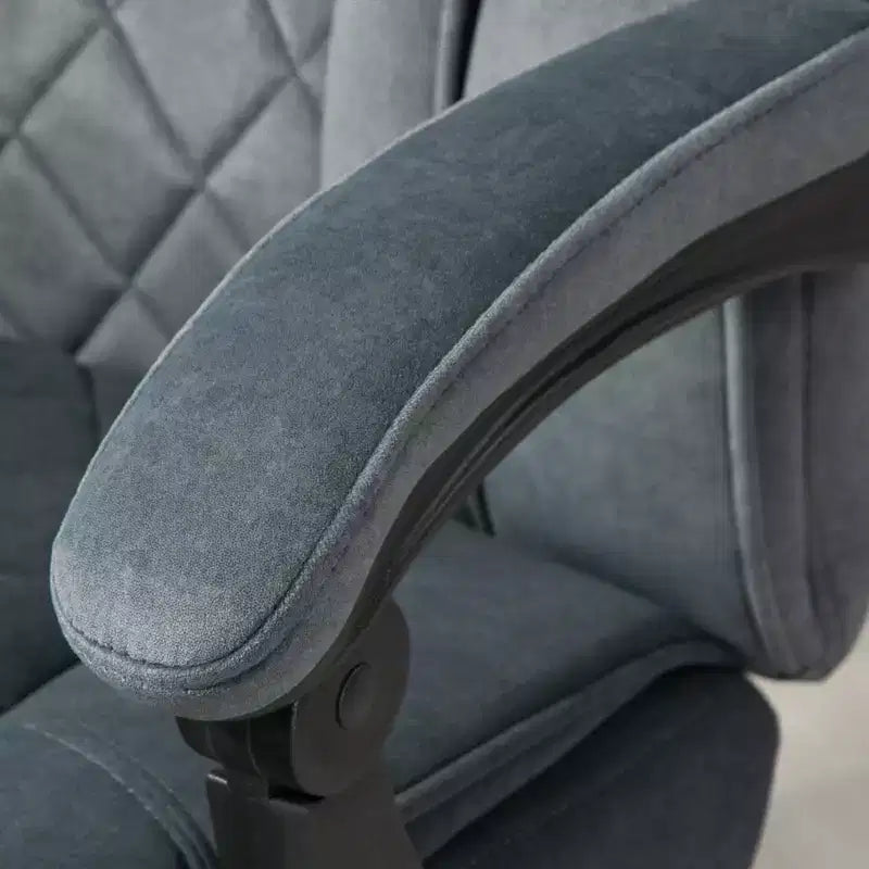 Chaise de bureau de massage directionnelle avec hauteur réglable, chauffage et repose-pieds