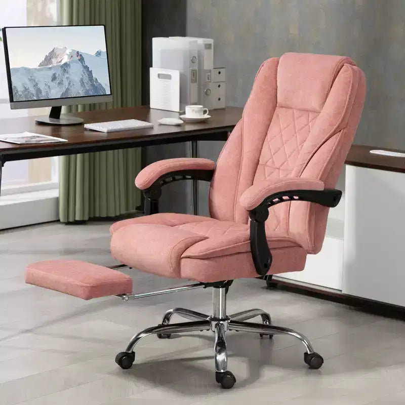 Chaise de bureau de massage directionnelle avec hauteur réglable, chauffage et repose-pieds