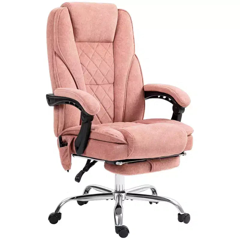 Chaise de bureau de massage directionnelle avec hauteur réglable, chauffage et repose-pieds