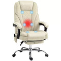 Chaise de bureau de massage directionnelle avec hauteur réglable, chauffage et repose-pieds