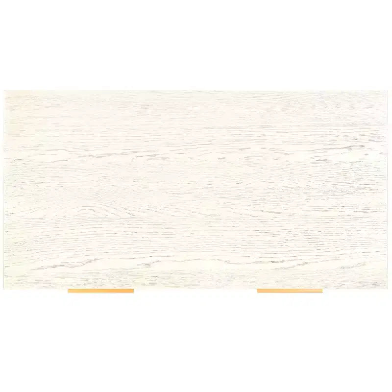Table basse rectangulaire avec 2 tiroirs et plateau en placage de chêne, pieds dorés