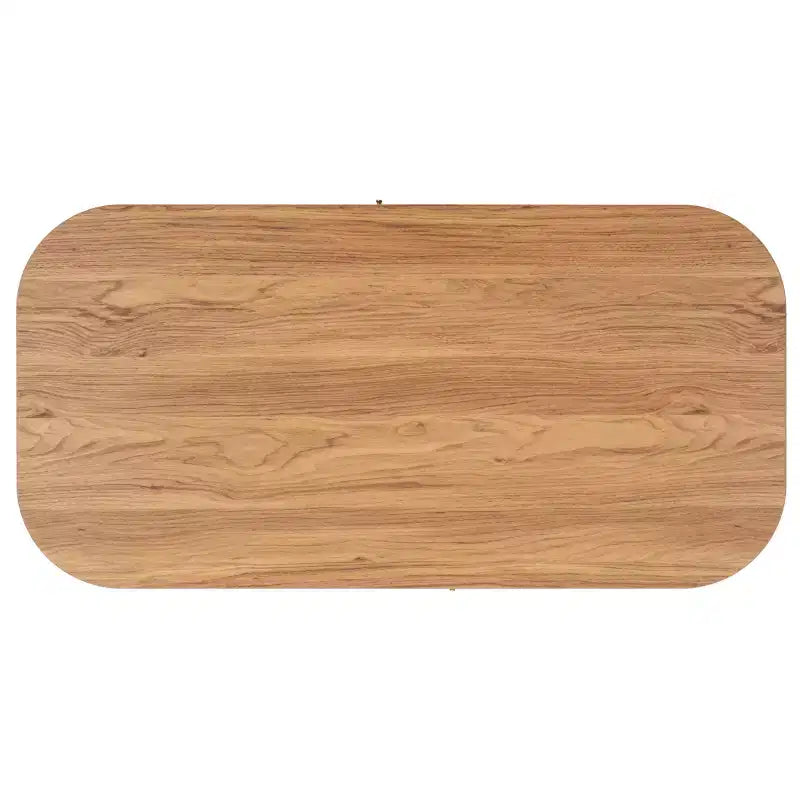 Table basse rectangulaire avec rangement et portes coulissantes