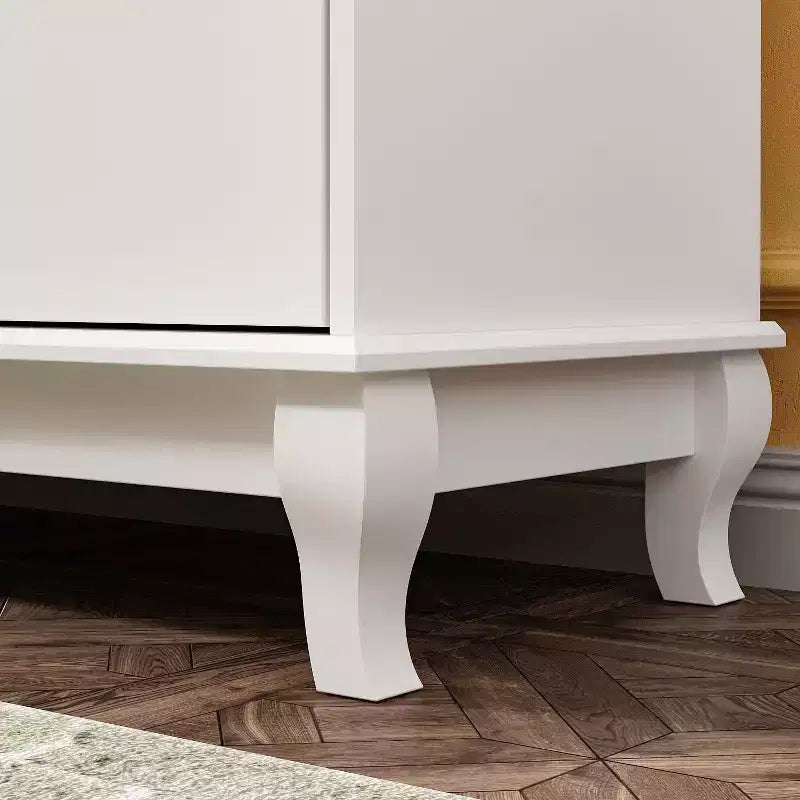 Commode 10 tiroirs, style vintage avec poignées métalliques