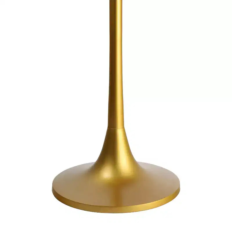 Table d'appoint ronde moderne bohème 63,5 cm en métal et résine incrustée